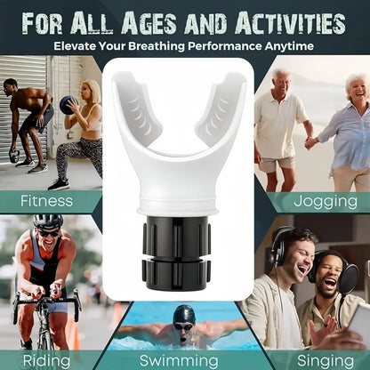 1 Set Gym Resistance Breathing Trainer,Strengthens Lung,Improve Lung Capacity,Breathing Muscle Training,With Box