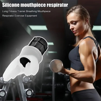 1 Set Gym Resistance Breathing Trainer,Strengthens Lung,Improve Lung Capacity,Breathing Muscle Training,With Box